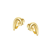Ear Shaped Clip On Earrings - Pair