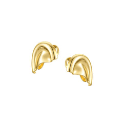 Ear Shaped Clip On Earrings - Pair