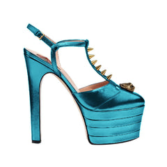 T-Strap High Heel Platform Sandals