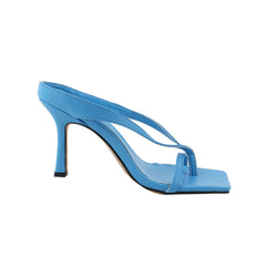 Leather Flip Flop Mules Sandals - 6.5cm