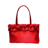 Ruffled Tote Bag