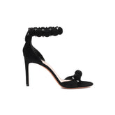Button High Heel Sandals