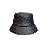 Quilted Leather Hat