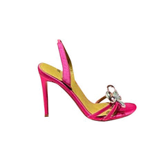 Diamante Bow High Heel Sandals