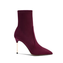 Suede Ankle Boots - 8cm