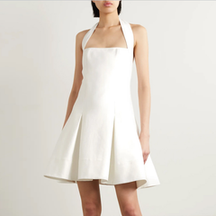 Fold Hem Evening Dress Gown