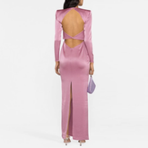 Backless Evening Dress Gown