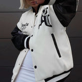 Printed Baseball Jacket