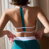 Yoga Pilates Strappy Fitted Sports Bra