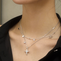 Star Double Layers Necklace