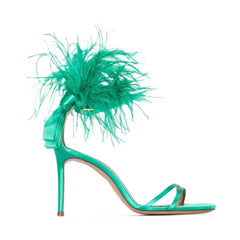 Feather Mid Heel Sandals - 7.5cm