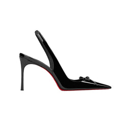 Bow Slingback Mid Heel Sandals - 6cm
