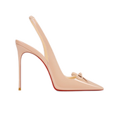 Bow Slingback High Heel Sandals - 10cm