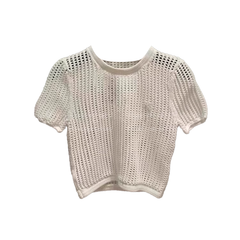 Cut Out Knitwear Cropped Top