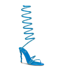 Diamante Wrap High Heel Sandals