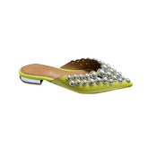 Studded Slippers Slides
