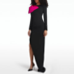 Bow Slip Evening Dress Gown