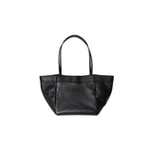 Leather Trapeze Tote Bag