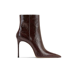 Stiletto High Heel Ankle Boots - 8cm
