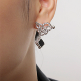 Braided Gem Earrings - Pair