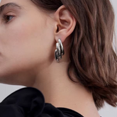 Striped Earrings - Pair