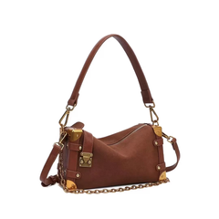 Metal-Plated Cross Body Bag