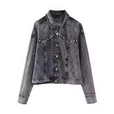 Studded Denim Jacket