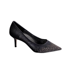 Diamante Mid Heel Pumps