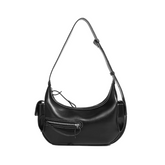 Zip Leather Tote Bag