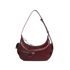 Zip Leather Tote Bag