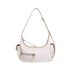 Zip Leather Tote Bag