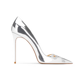 Diamante Bow High Heel Pumps - 10cm