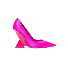 Sculptured Heel Pumps