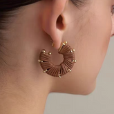 Braided Earrings - Pair