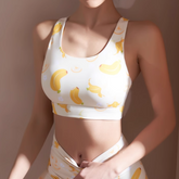 Yoga Pilates Printed Fitted Sport Bra