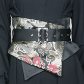 Embroidery Buckled Girdle Belt