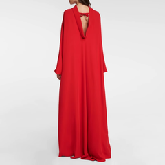 Back V Maxi Evening Dress Gown