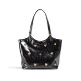 Diamante Heart Oversized Tote Bag