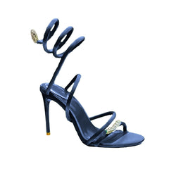 Diamante Wrap High Heel Sandals