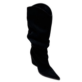 Fold Knee High Boots
