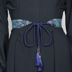 Fringed Lace Up Girdle Belt