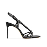 Diamante Mid Heel Sandals - 6cm