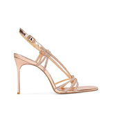 Diamante Mid Heel Sandals - 6cm