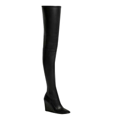 Wedged Heel Over The Knee Boots