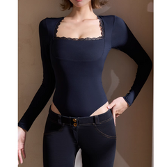 Yoga Pilates Long Sleeves Fitted Bodysuit Activewe