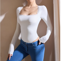Yoga Pilates Long Sleeves Fitted Bodysuit Activewe