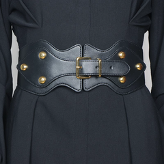 Studded Buckled Girdle Belt