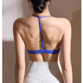 Yoga Pilates T-Strap Fitted Sports Bra