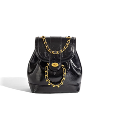 Metal Lock Backpack Bag