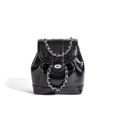 Metal Lock Backpack Bag